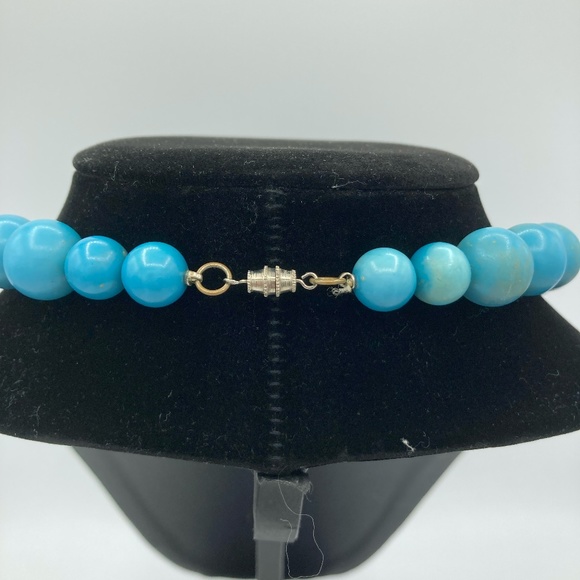 Vintage wood and resin bead necklace - Picture 4 of 4